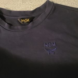 Vintage Authentic MCM Embroidered Tee Size M